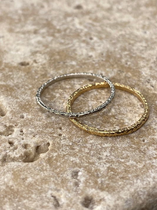 Bague Fine Petra – Dorée ou Argent - Joia Bijou