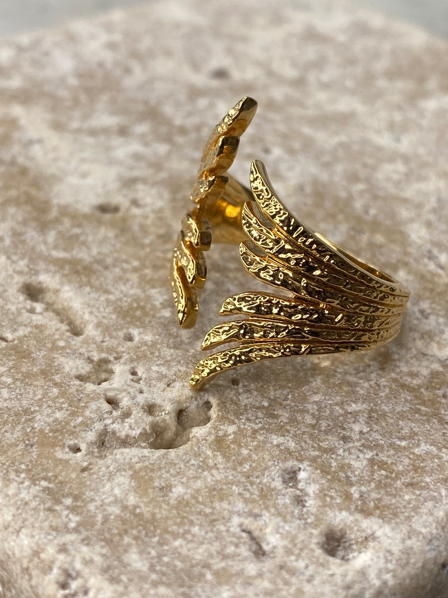 Bague Golden Wings Dorée - Joia Bijou