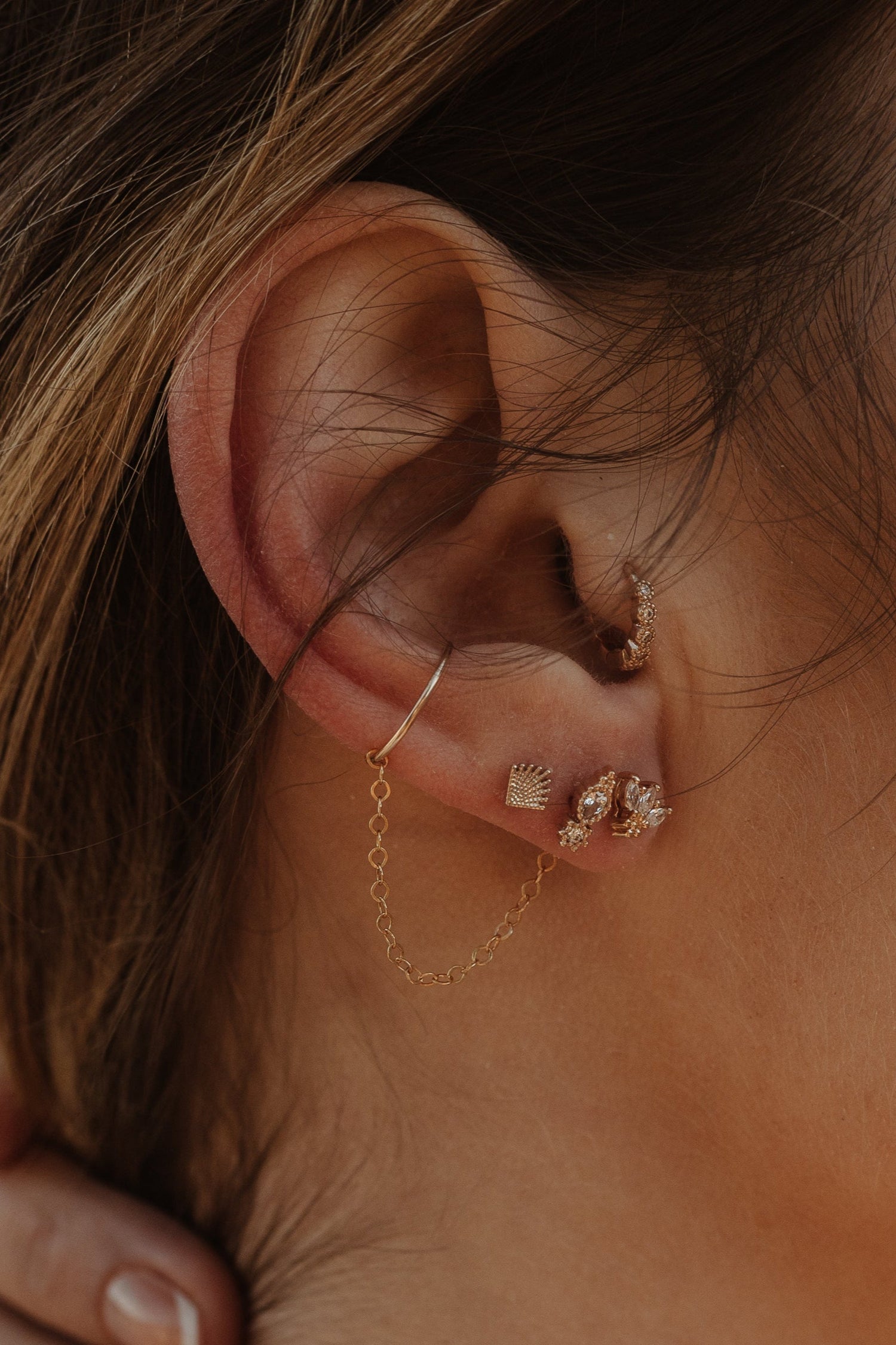 Boucle d’Oreille Ora Dorée - Joia Bijou