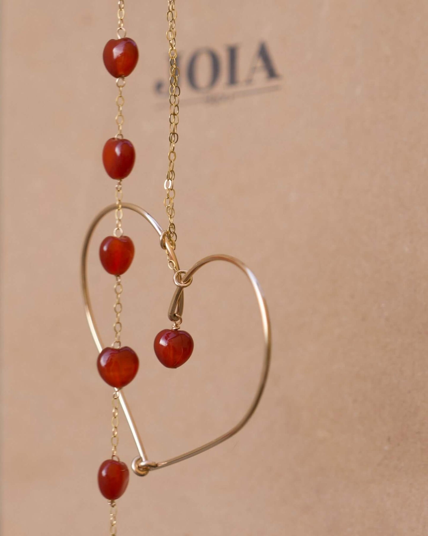 Collier Solitaire Maxi Coeur - Joia Bijou