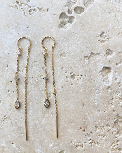 Boucles d’Oreilles Skyline – Dorée