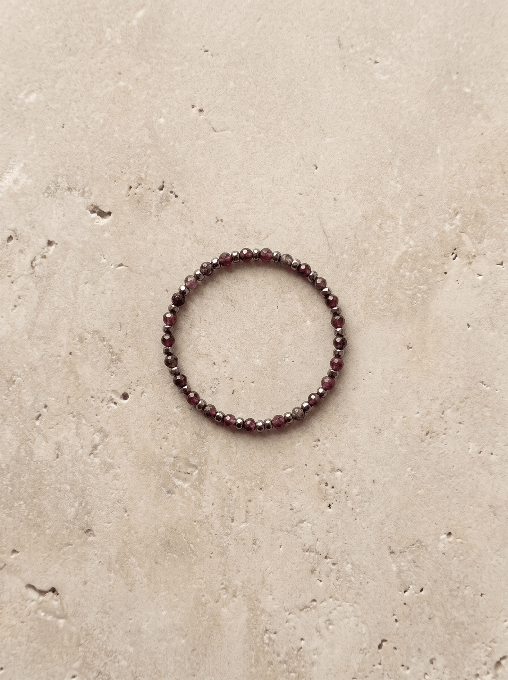 Bague Deep – Obsidienne & Jaspe Purple - Joia Bijou