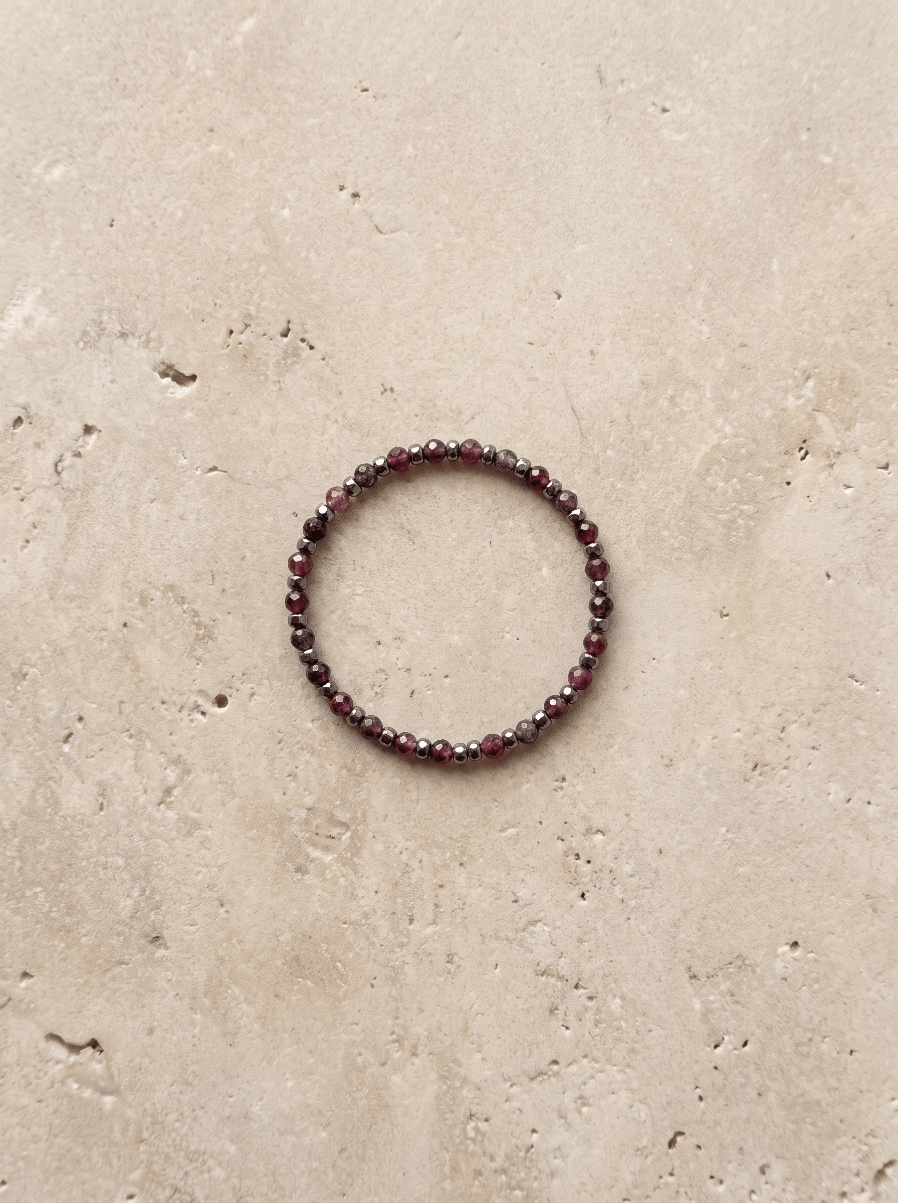 Bague Deep – Obsidienne & Jaspe Purple - Joia Bijou