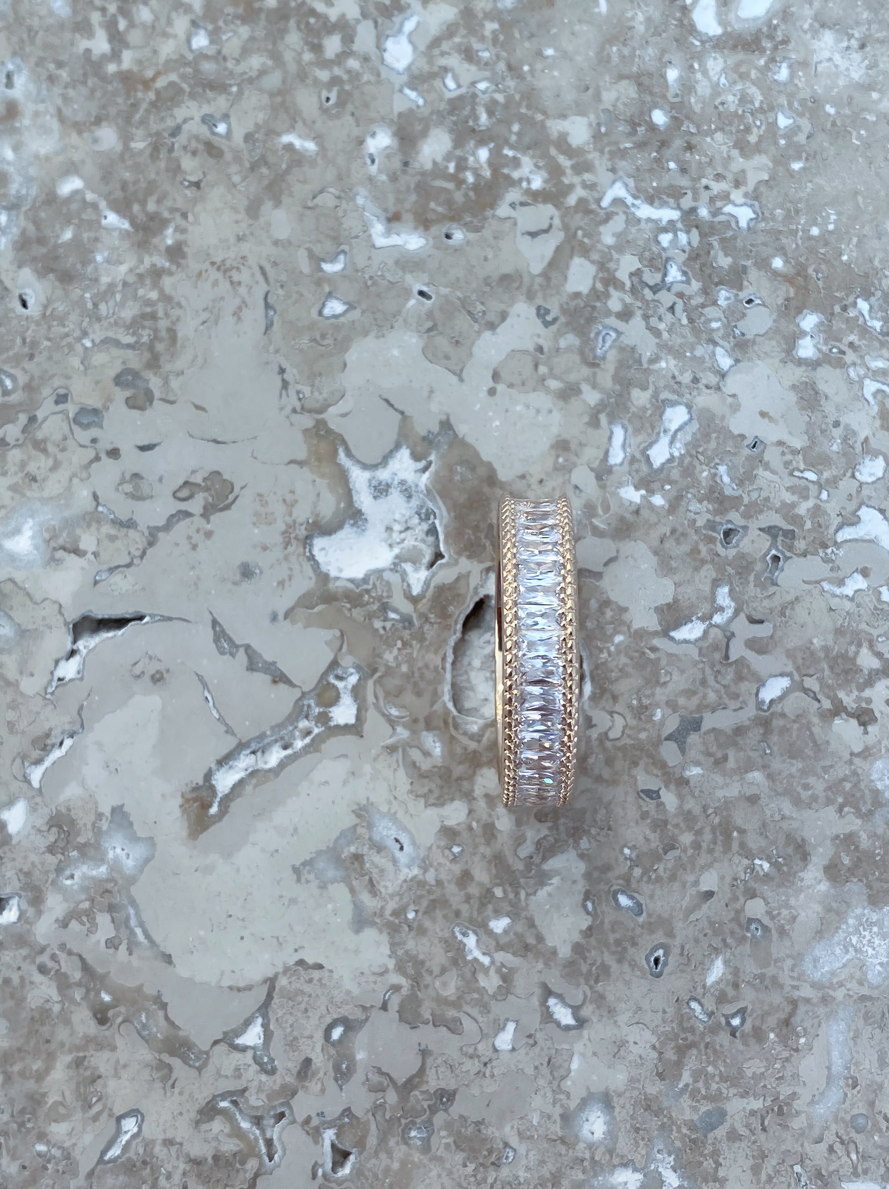 Bague demi - tour Baguettes - Joia Bijou