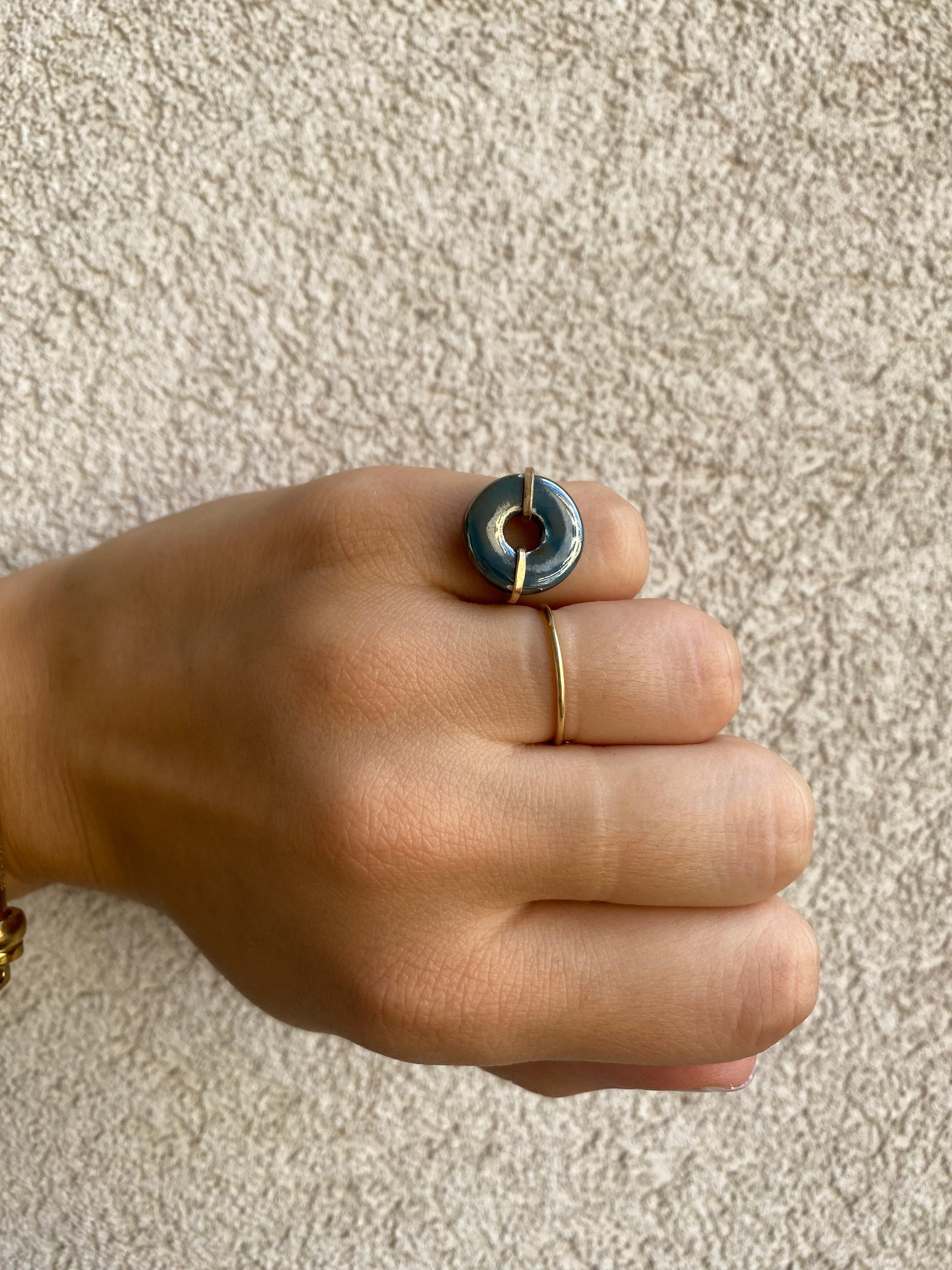 Bague Donut - Céramique - Joia Bijou