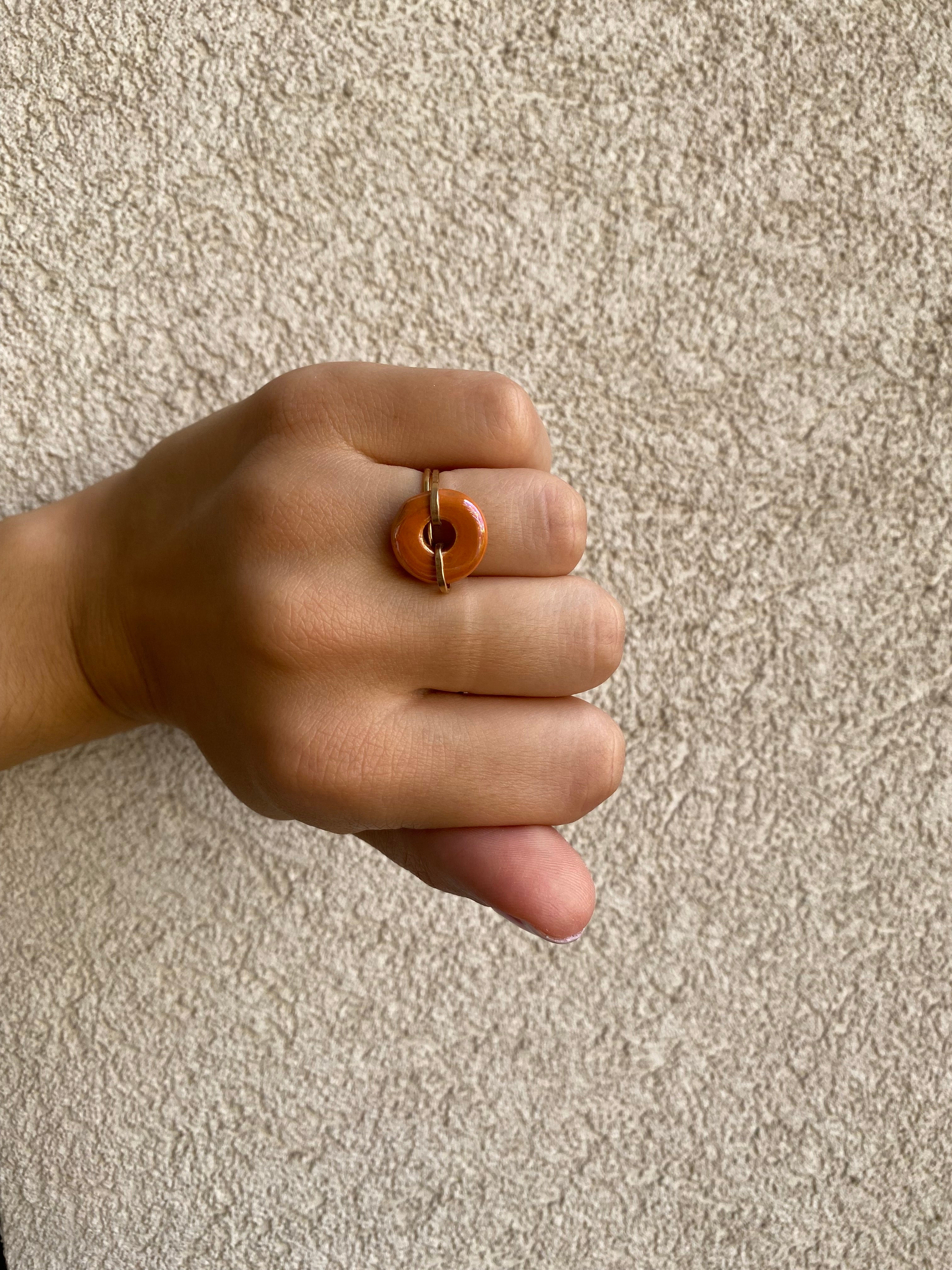 Bague Donut - Céramique - Joia Bijou