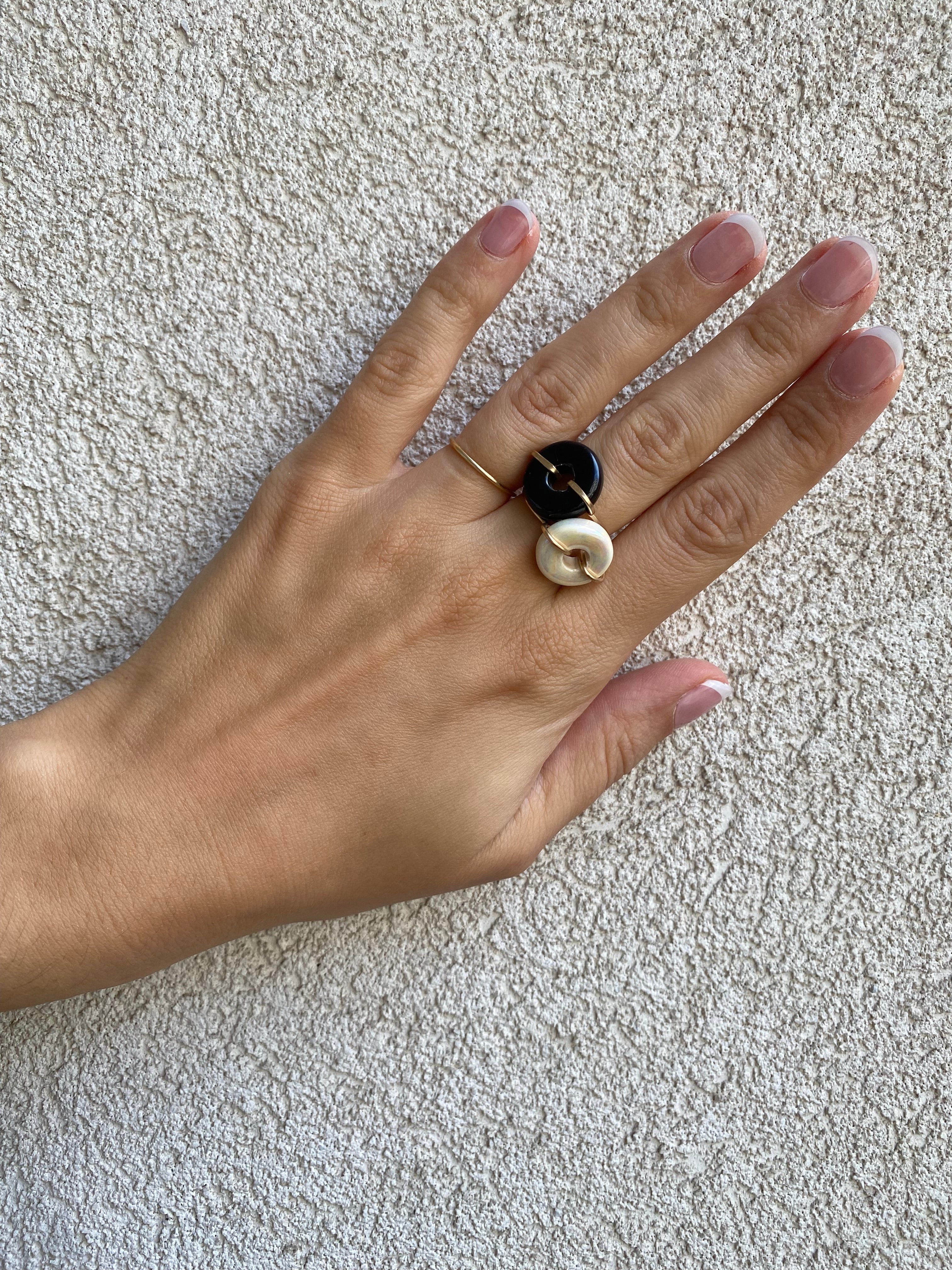 Bague Donut - Céramique - Joia Bijou