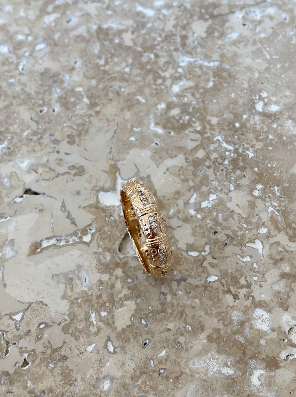 Bague Karma Dorée - Joia Bijou