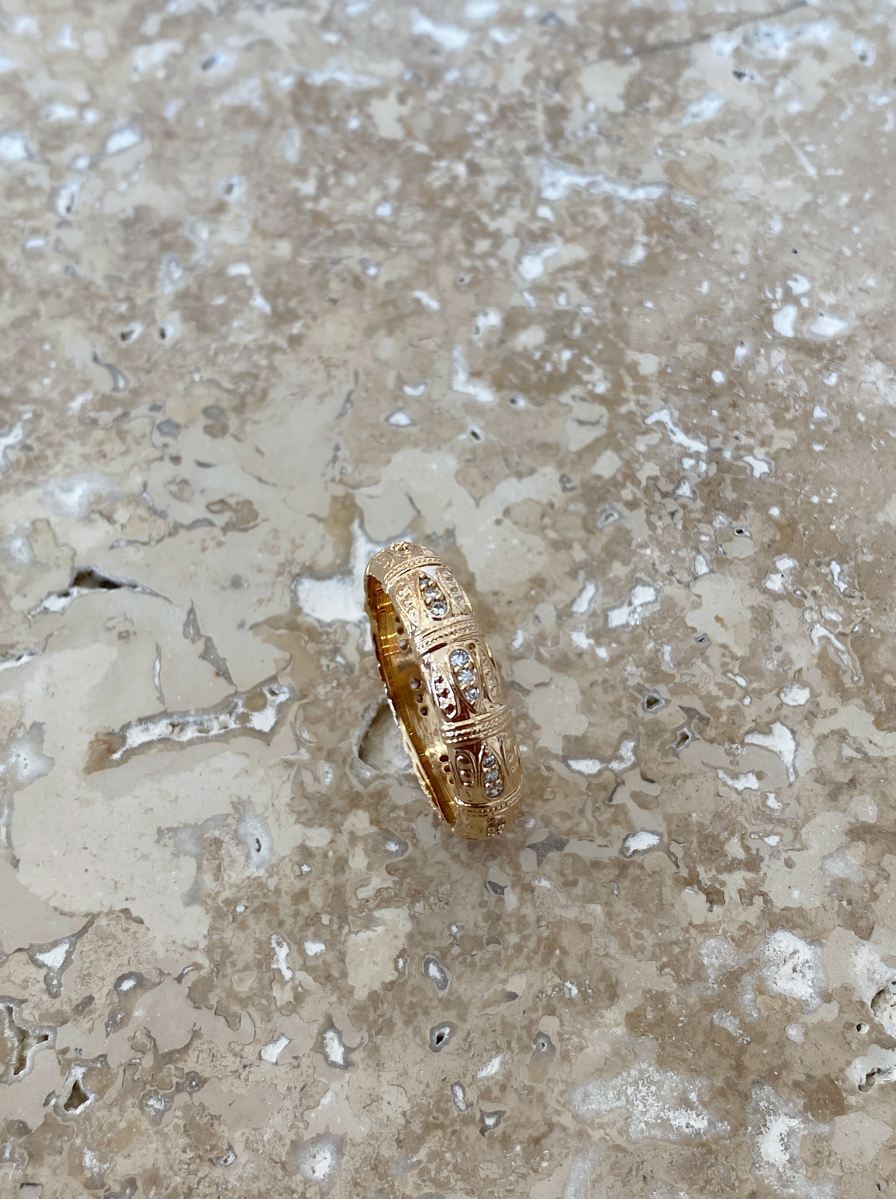 Bague Karma Dorée - Joia Bijou