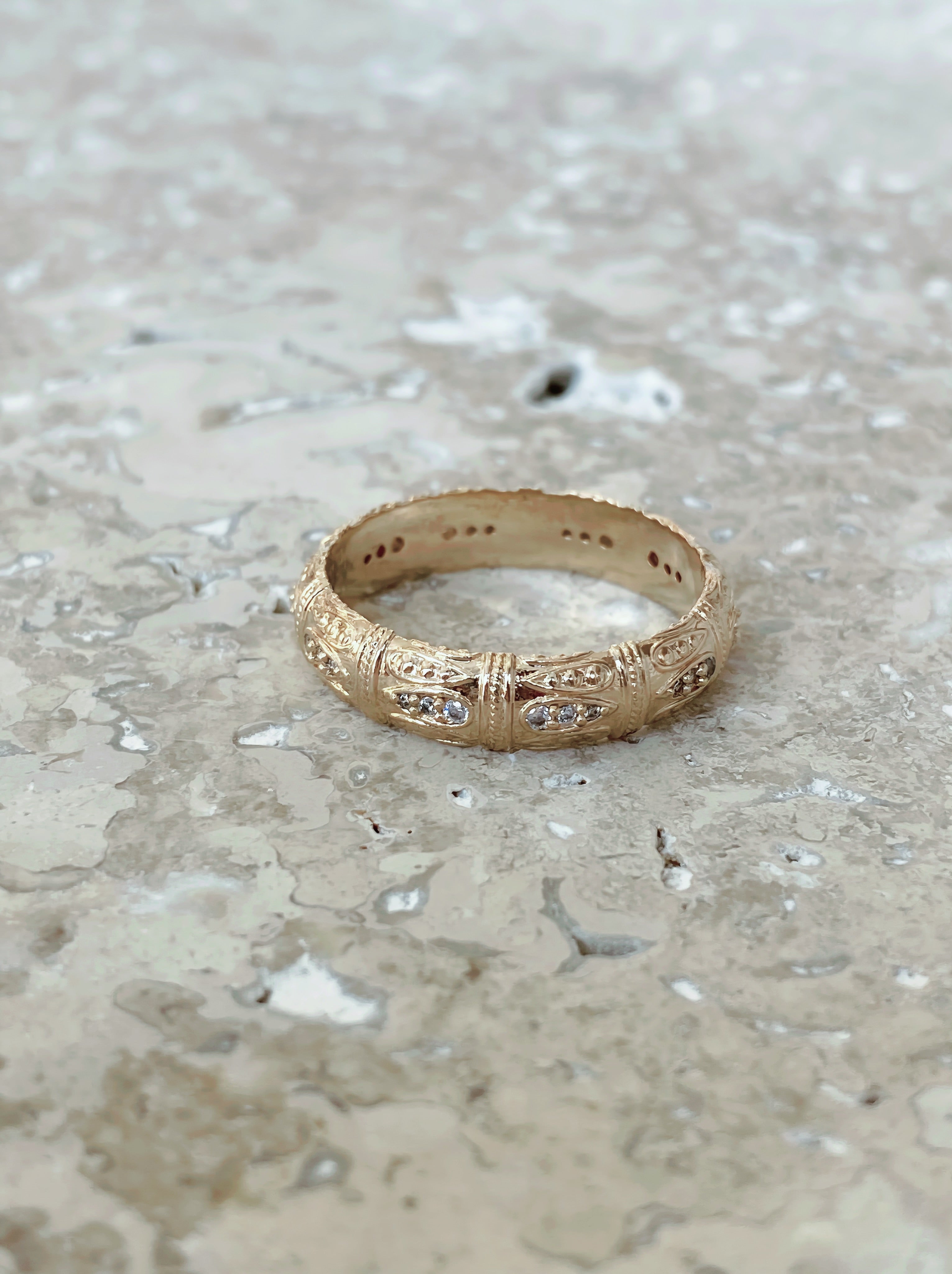 Bague Karma Dorée - Joia Bijou