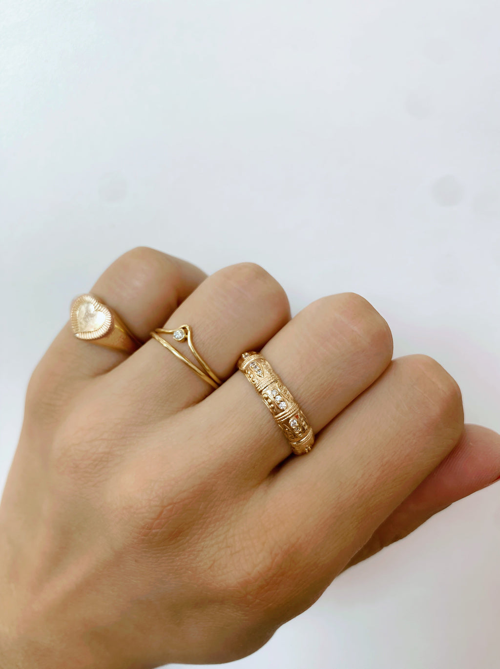 Bague Karma Dorée - Joia Bijou