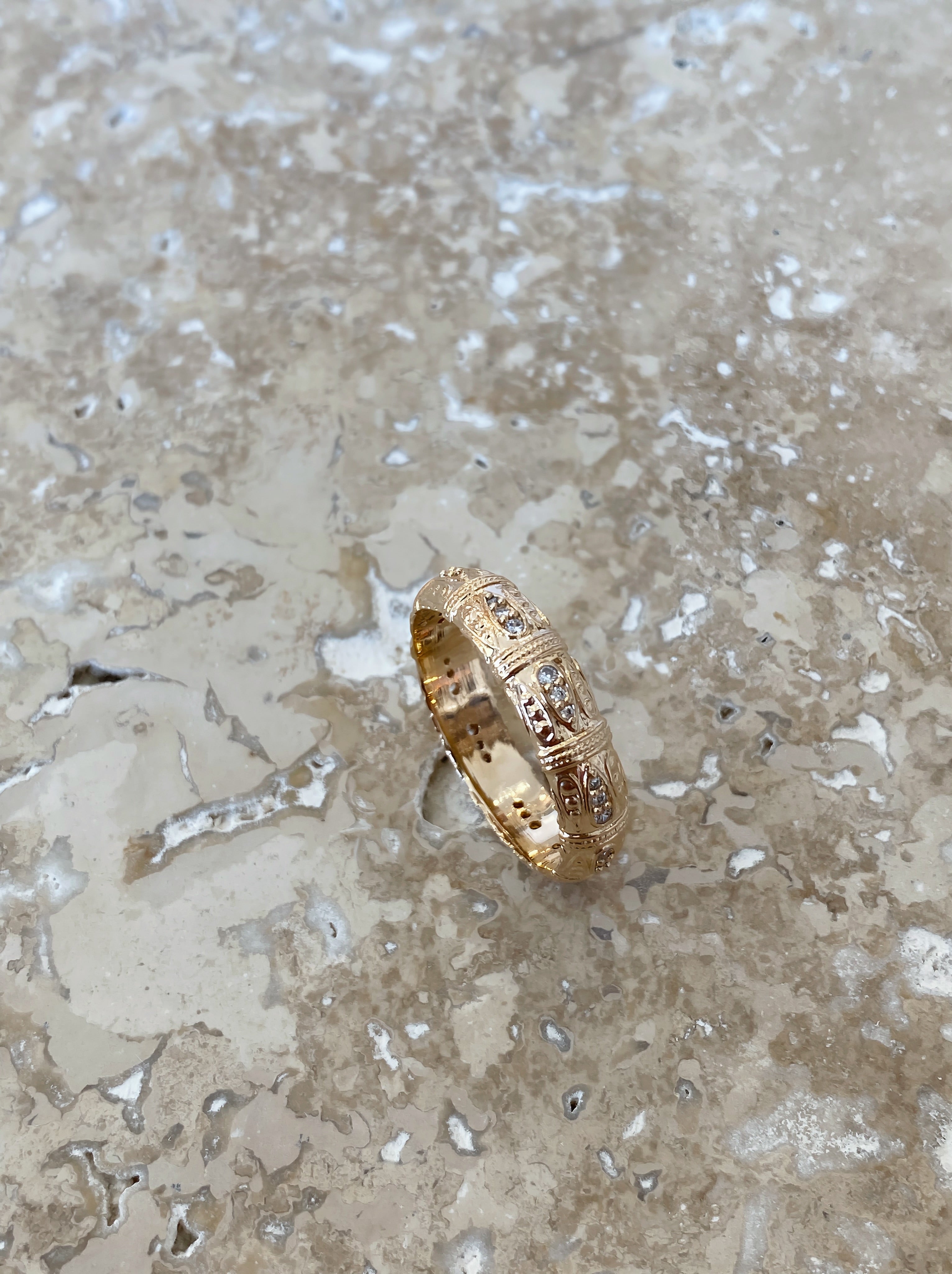 Bague Karma Dorée - Joia Bijou