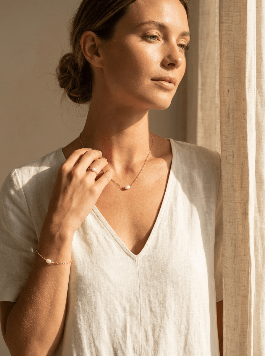 Bague Ma Perle - Gold Filled 14k et Perle de Culture - Joia Bijou
