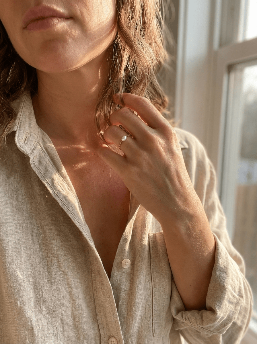 Bague Ma Perle - Gold Filled 14k et Perle de Culture - Joia Bijou