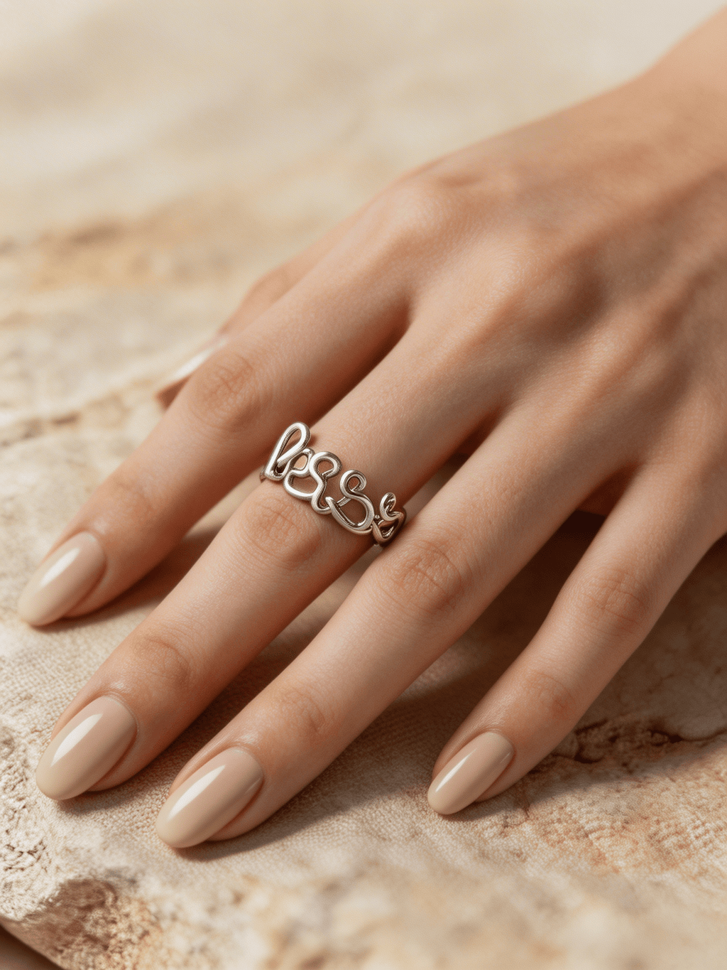 Bague Personnalisée – Argent 925 ou Gold Filled 14k - Joia Bijou