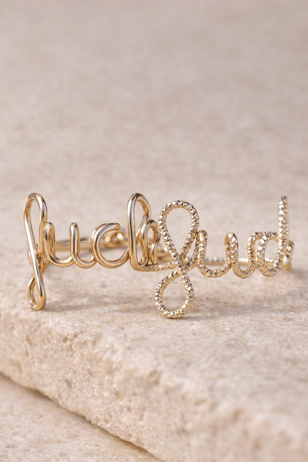 Bague Personnalisée – Argent 925 ou Gold Filled 14k - Joia Bijou