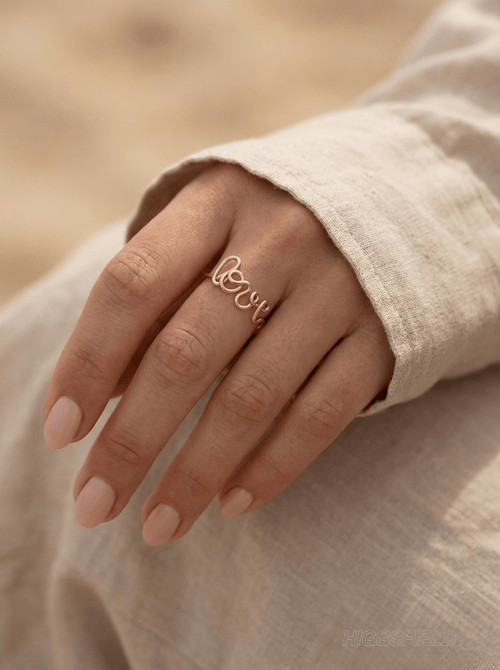 Bague Personnalisée – Argent 925 ou Gold Filled 14k - Joia Bijou