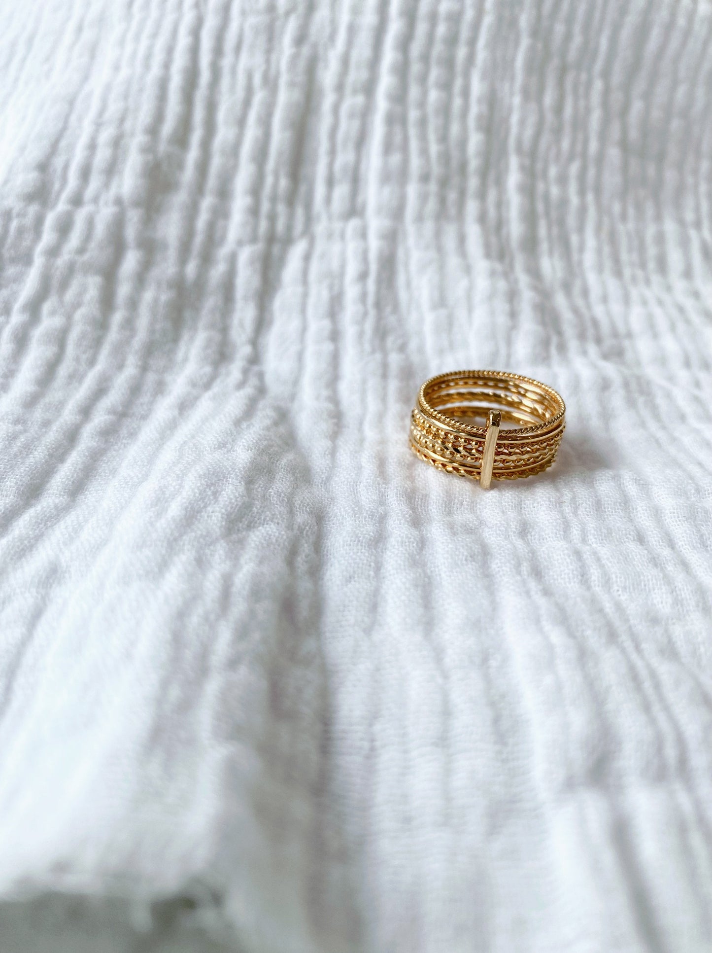 Bague Semainier Dolce – Doré ou Argent - Joia Bijou