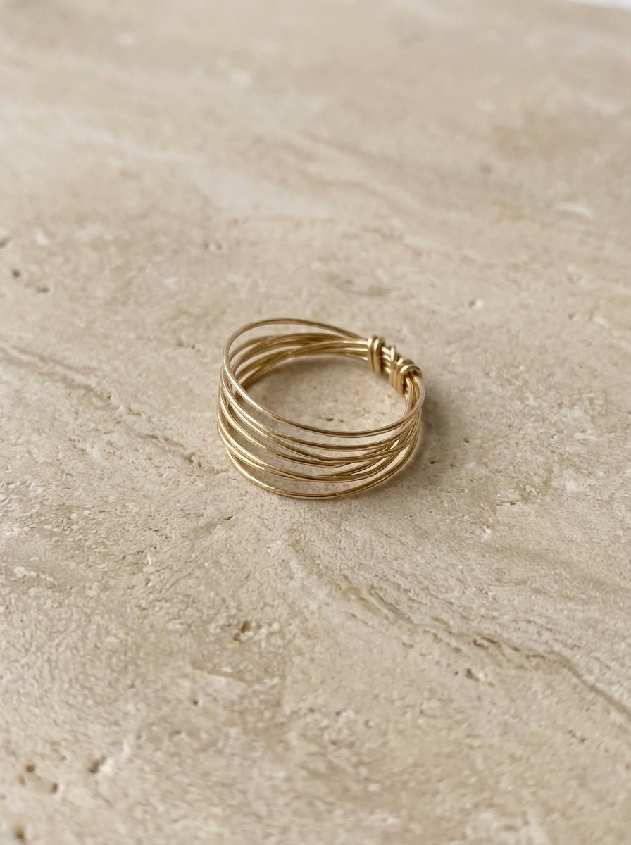 Bague Semainier Faith – Gold Filled 14k ou Argent 925 - Joia Bijou