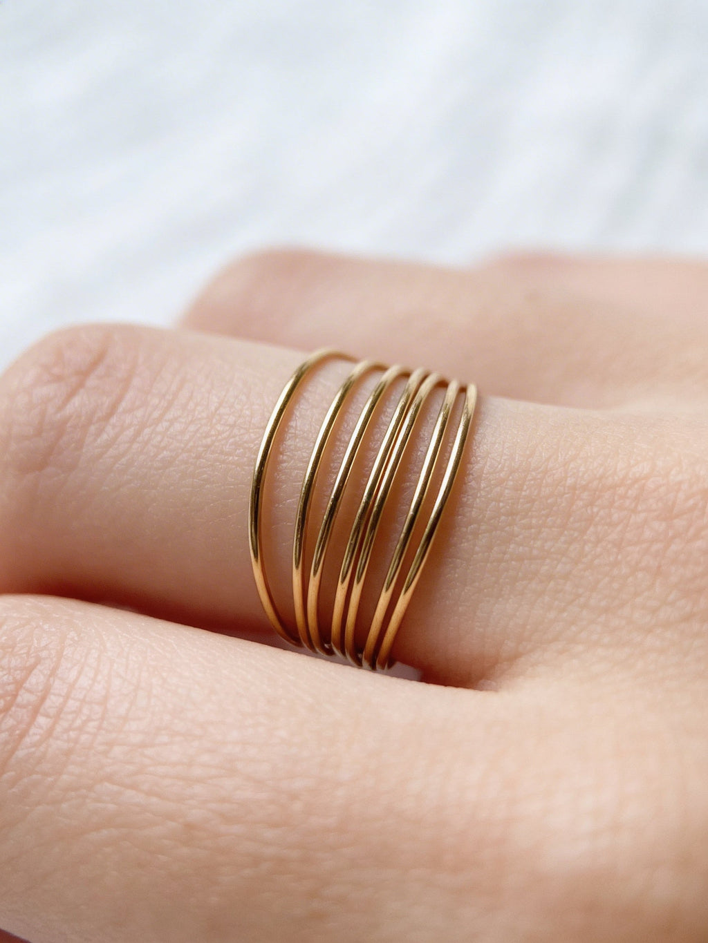 Bague Semainier Faith – Gold Filled 14k ou Argent 925 - Joia Bijou