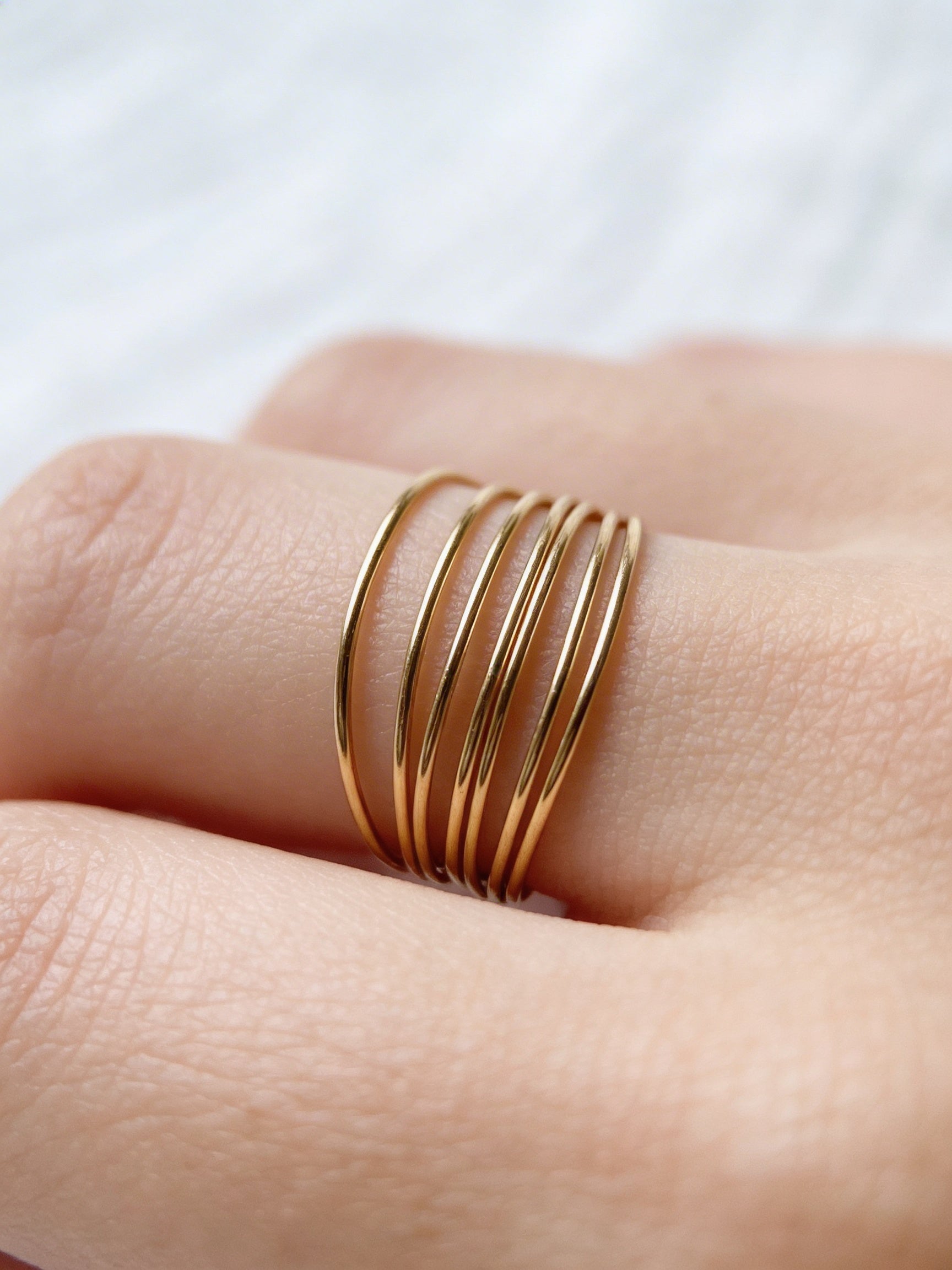 Bague Semainier Faith – Gold Filled 14k ou Argent 925 - Joia Bijou