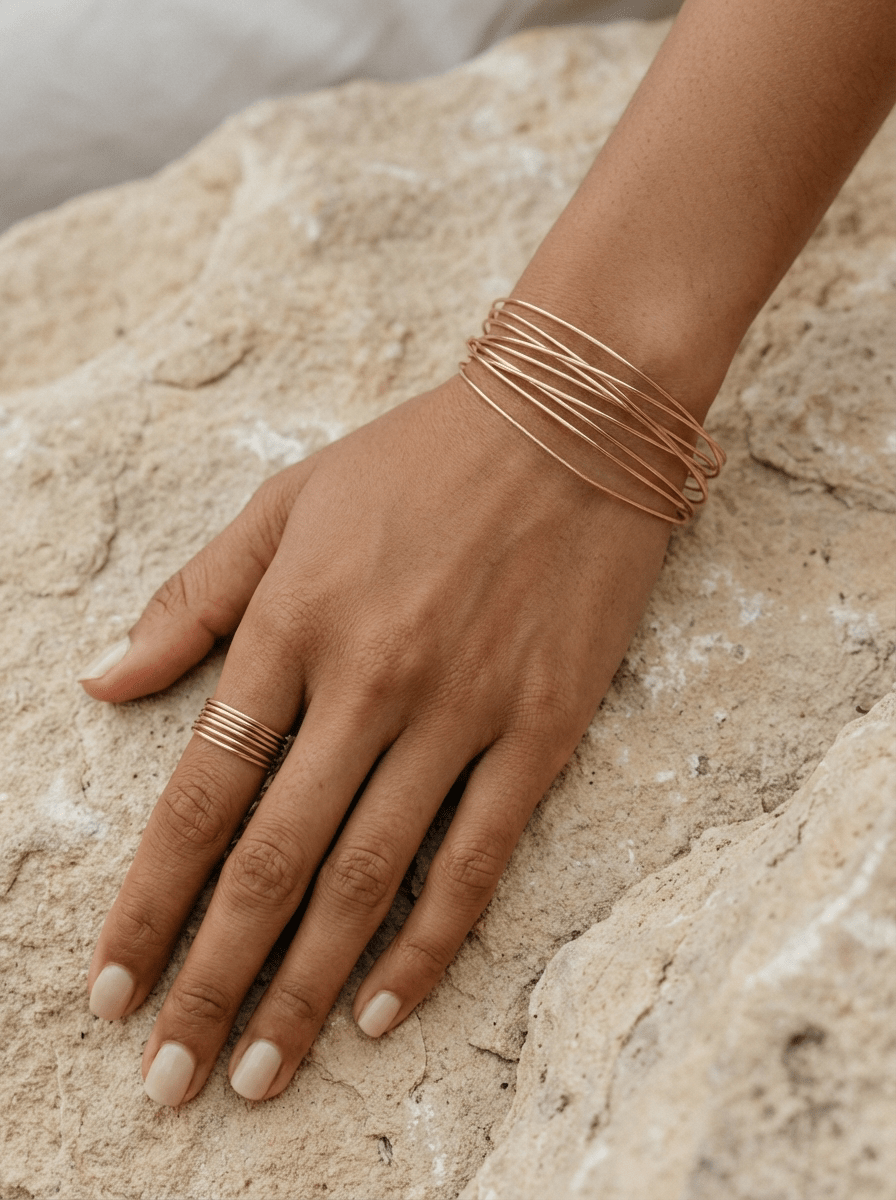 Bague Semainier Faith – Gold Filled 14k ou Argent 925 - Joia Bijou