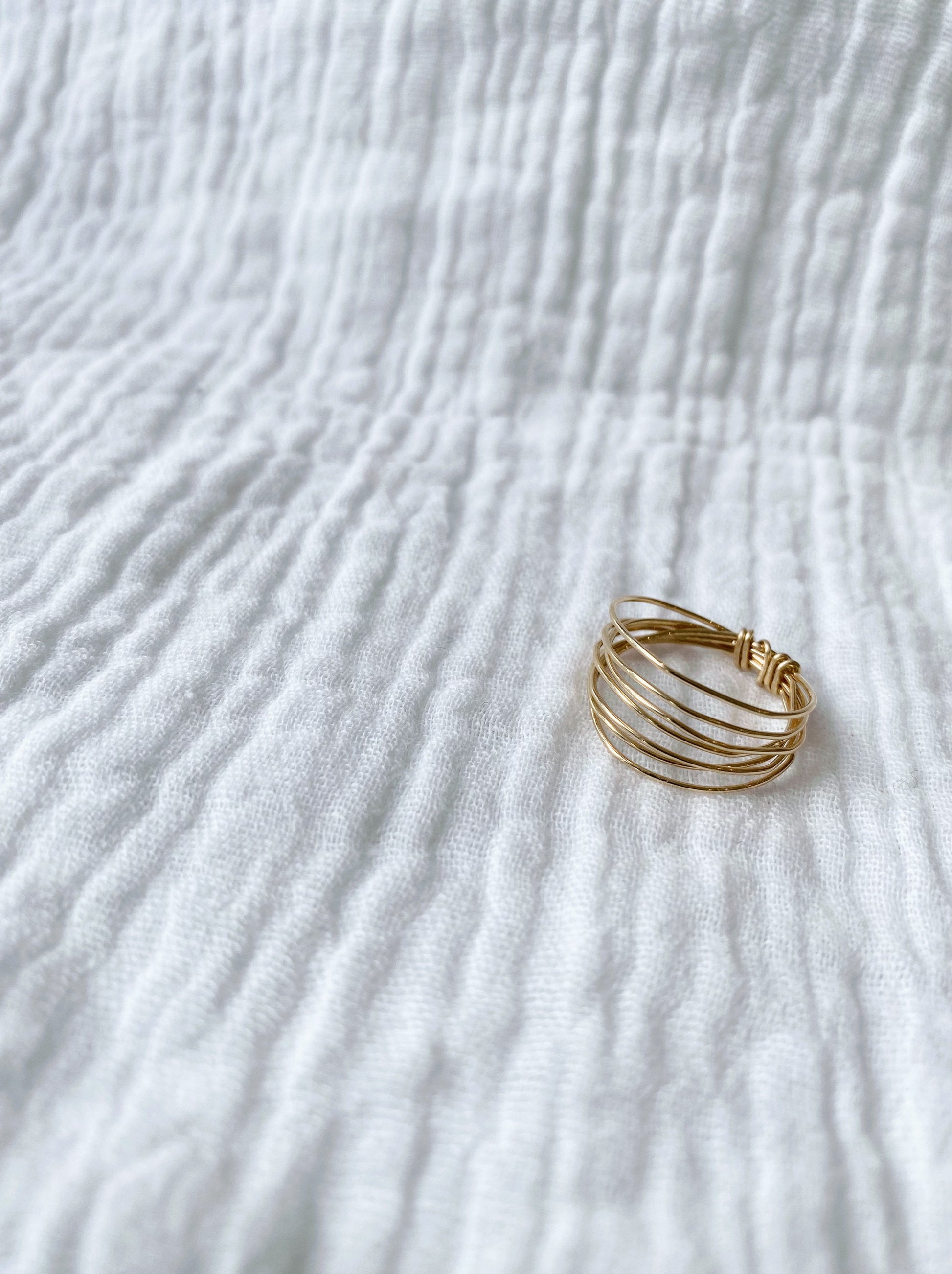 Bague Semainier Faith – Gold Filled 14k ou Argent - Joia Bijou