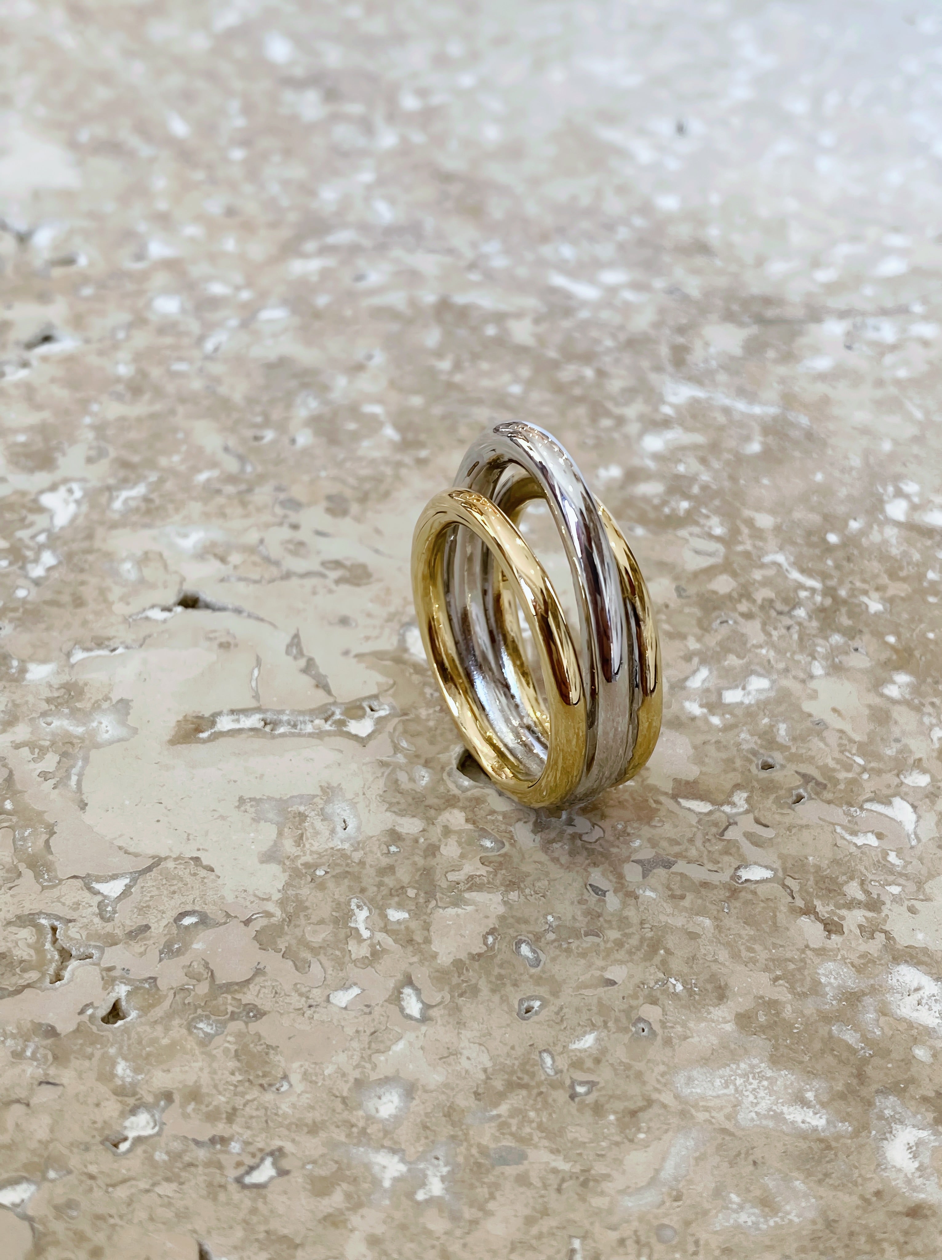 Bague Semainier Two Tone - Joia Bijou