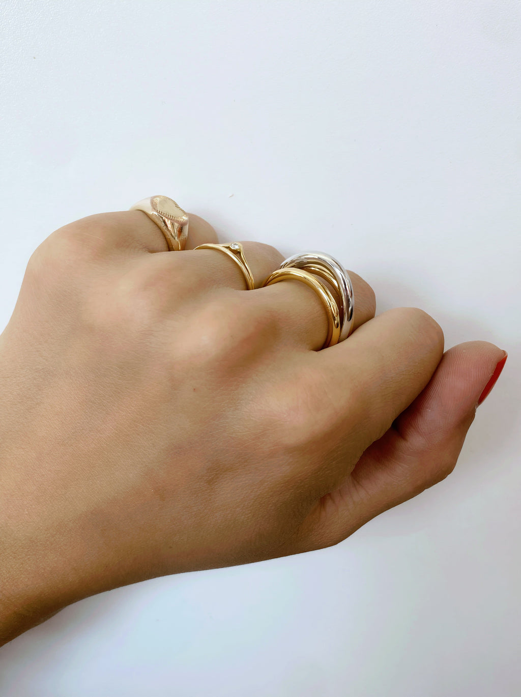 Bague Semainier Two Tone - Joia Bijou