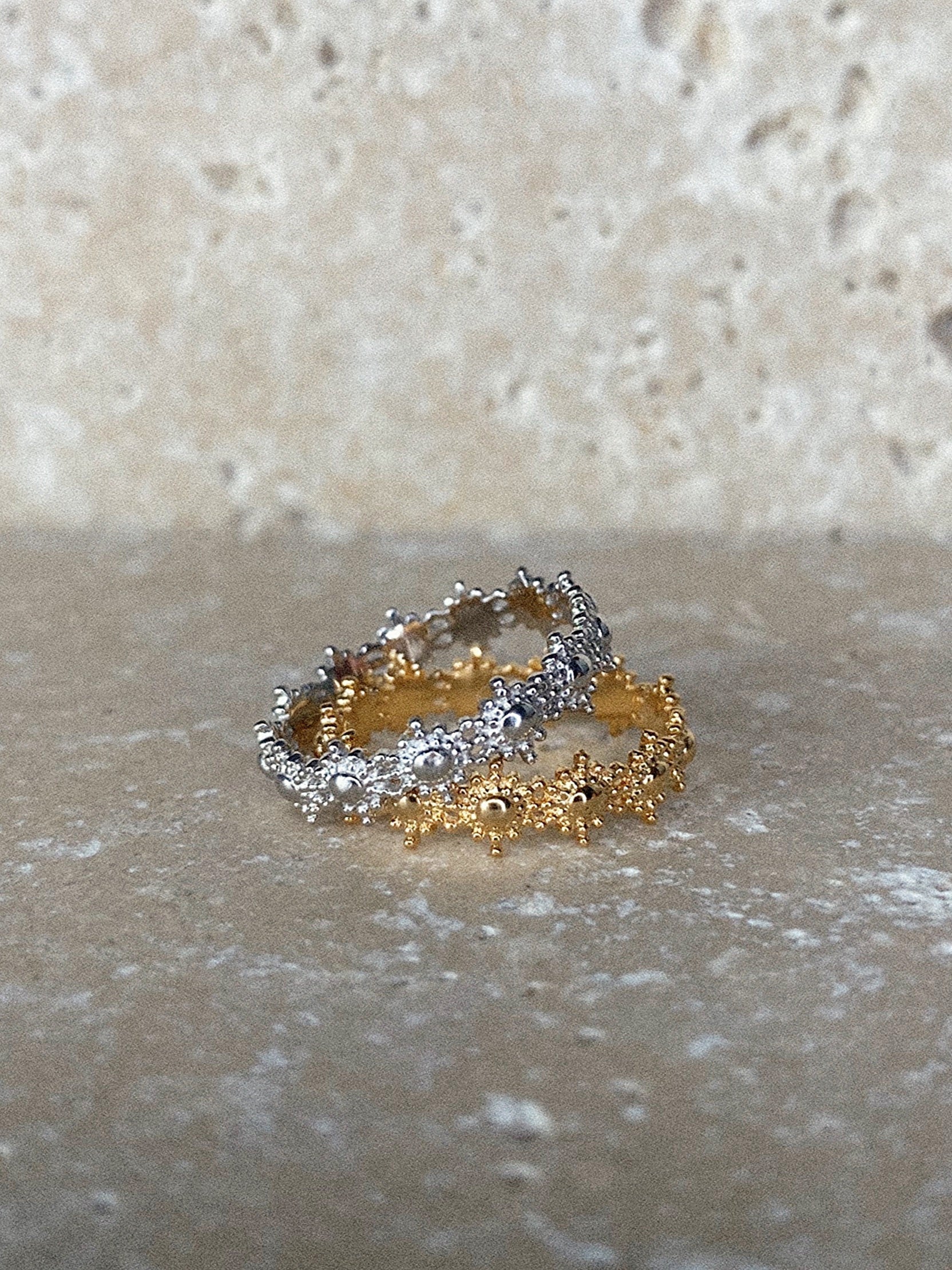 Bague Sun – Dorée ou Argent - Joia Bijou