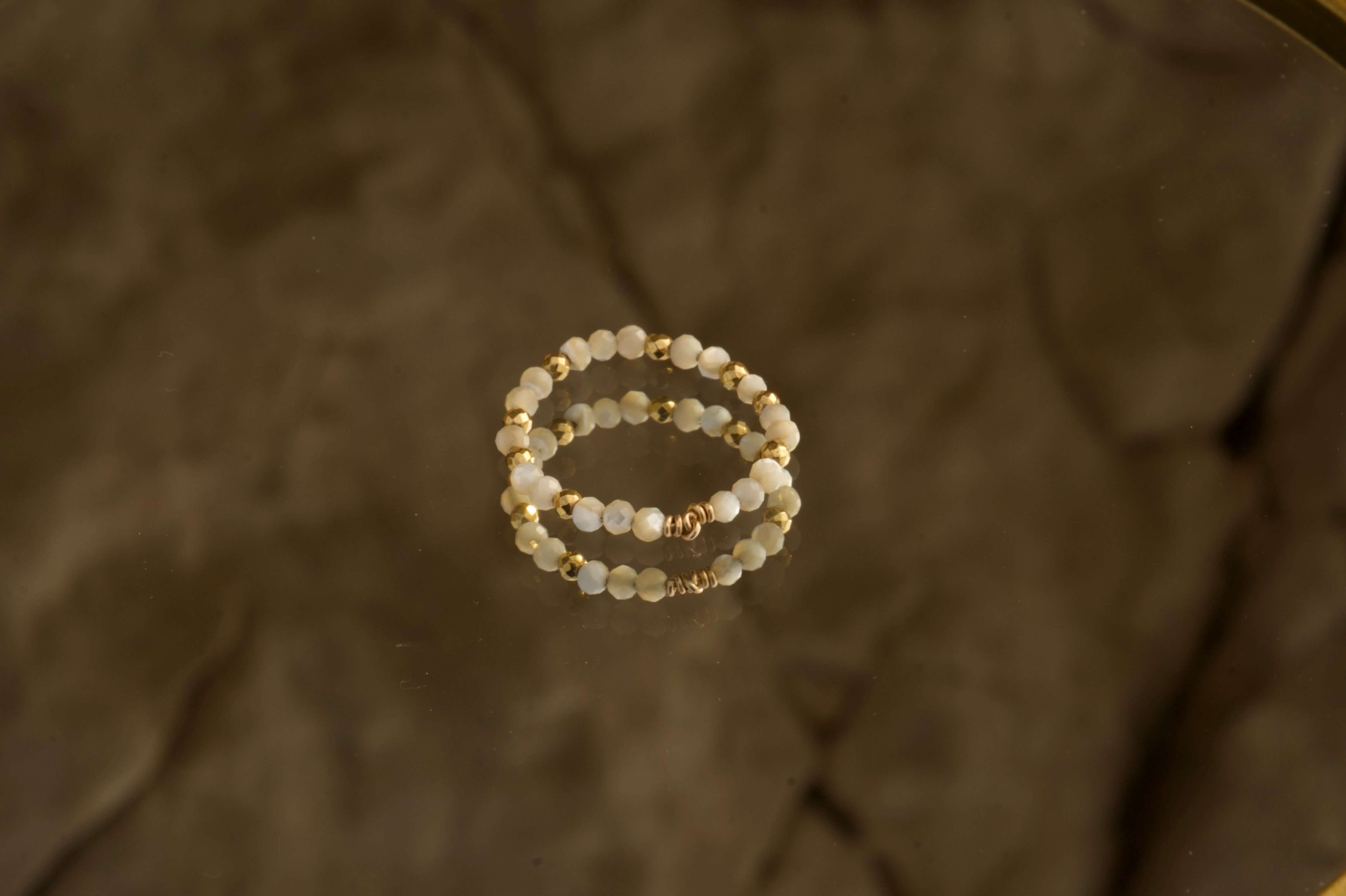 Bague Tiny Stones - Candy ⚪ - Joia Bijou