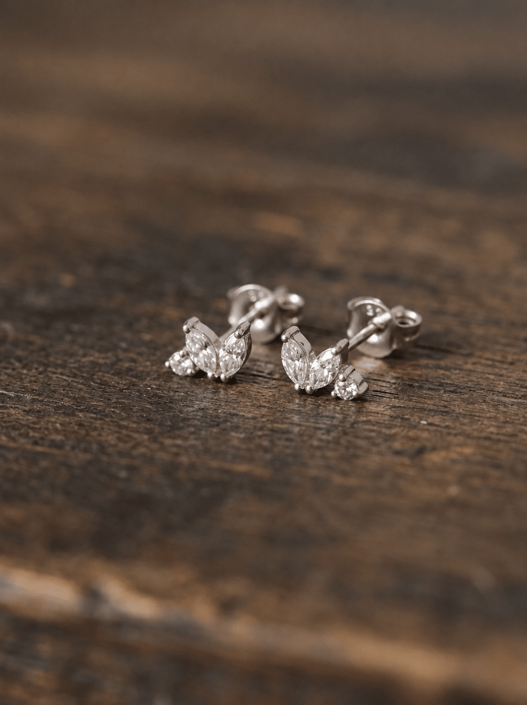 Boucle d’Oreille June – Plaqué Or ou Argent 925 - Joia Bijou