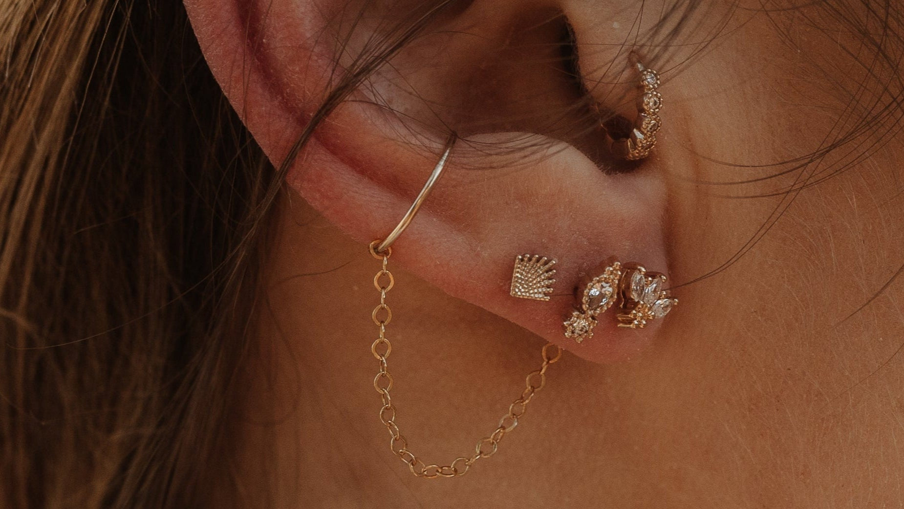 Boucle d’Oreille Ora Dorée - Joia Bijou