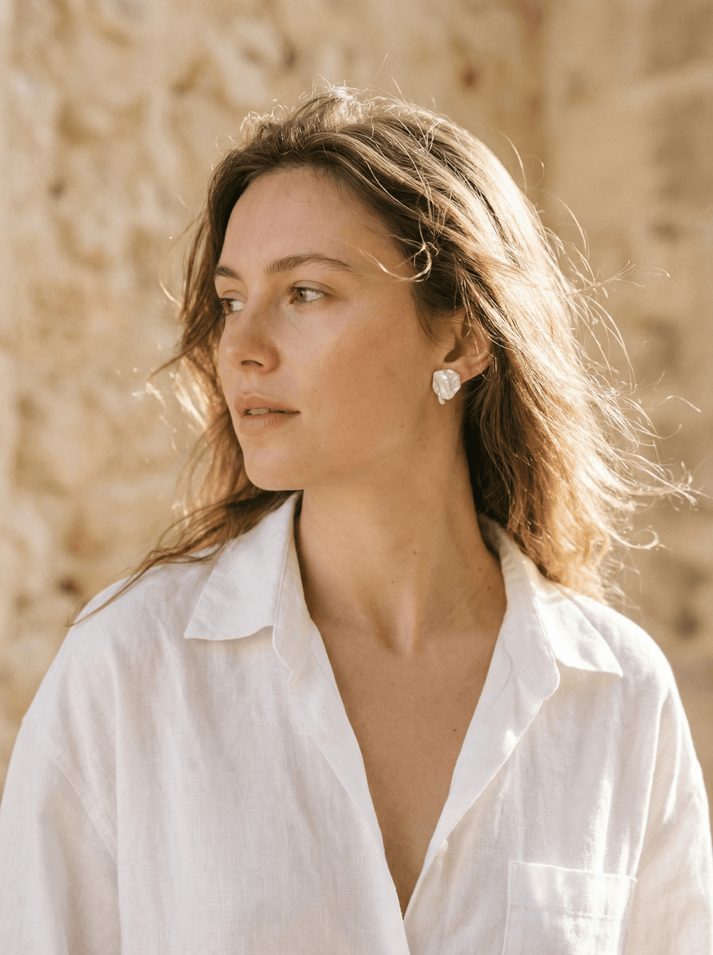 Boucles d'oreilles Auréa - Gold Filled 14k et Perles Baroques - Joia Bijou