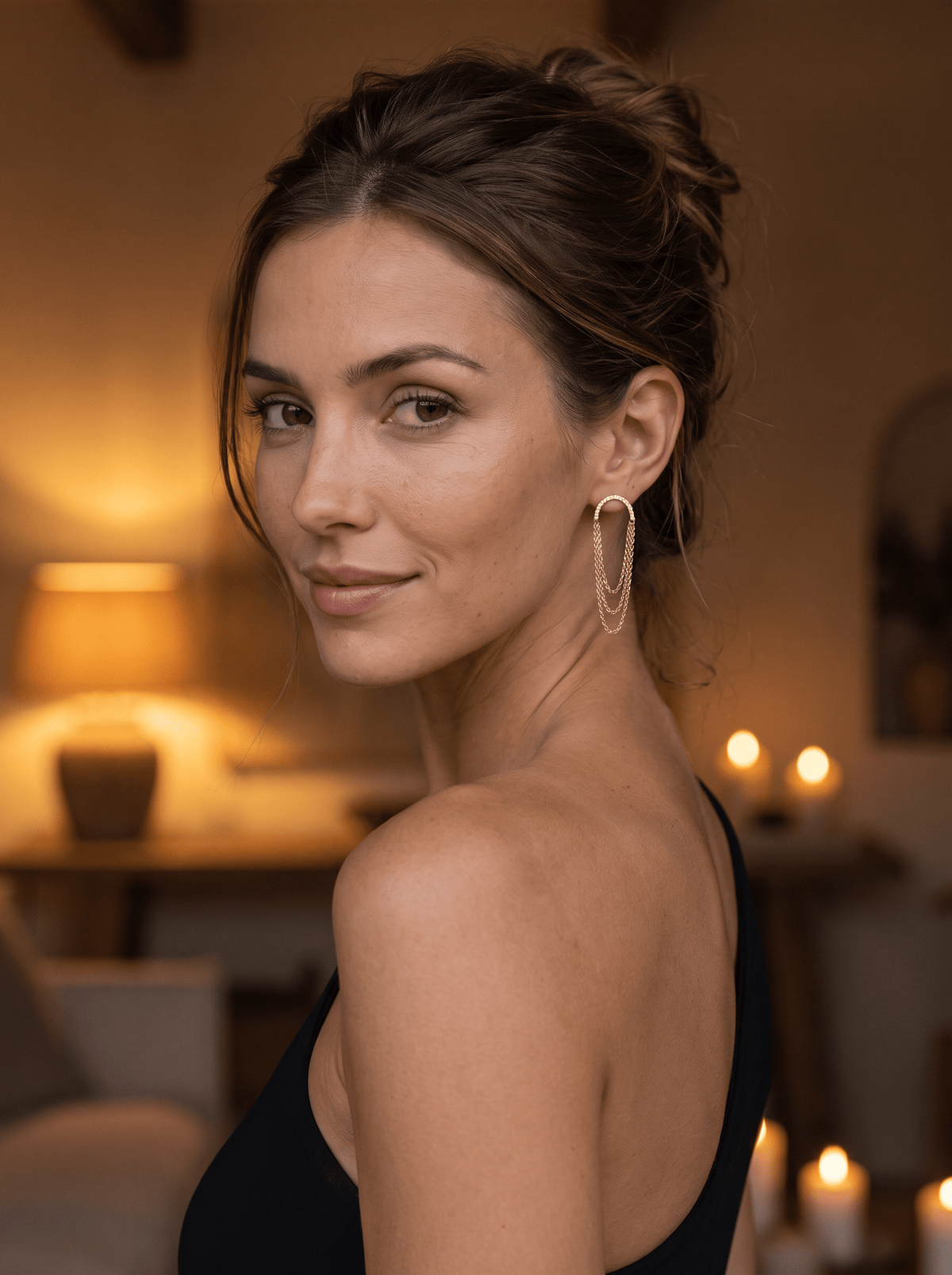 Boucles d’oreilles pendantes Free Fallin’ – Plaqué Or 750/000 - Joia Bijou