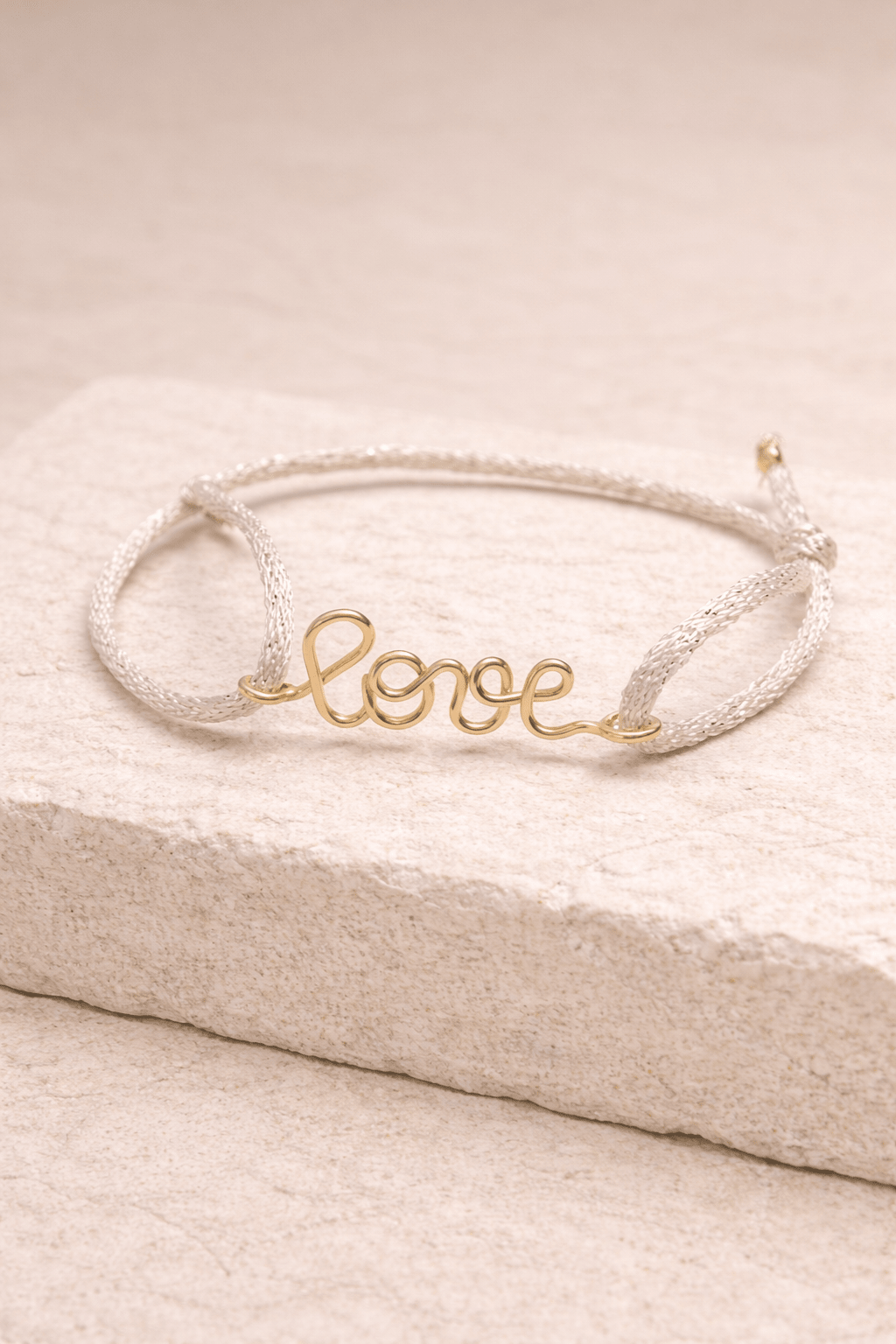 Bracelet Cordon Personnalisé – Gold filled 14k - Joia Bijou