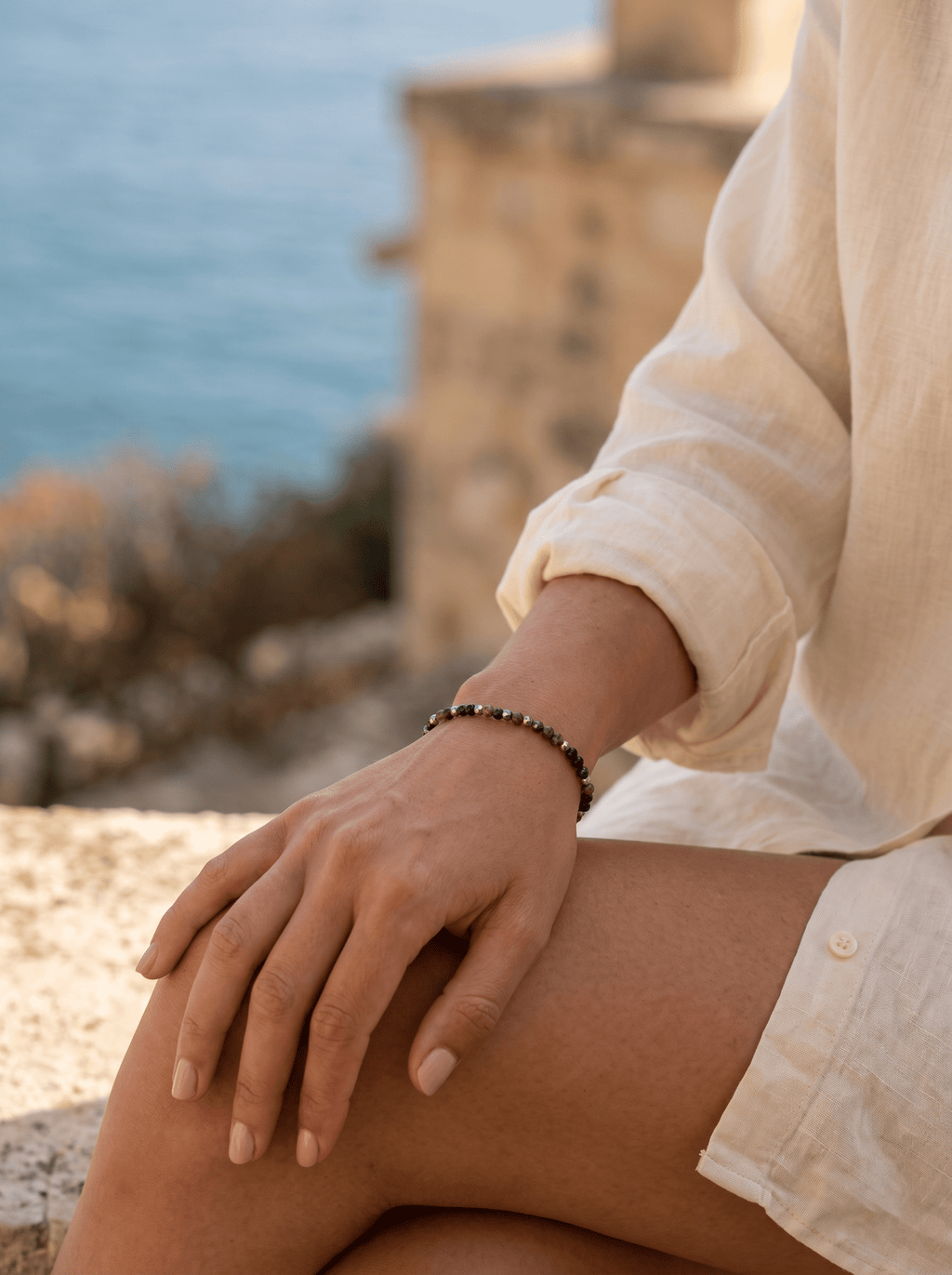 Bracelet Deep – Obsidienne & Jaspe Purple - Joia Bijou
