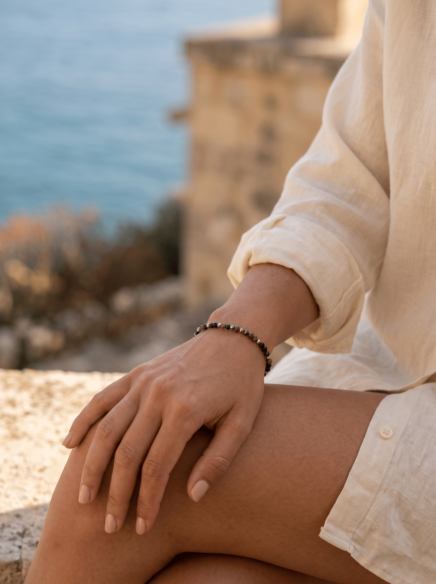 Bracelet Deep – Obsidienne & Jaspe Purple - Joia Bijou