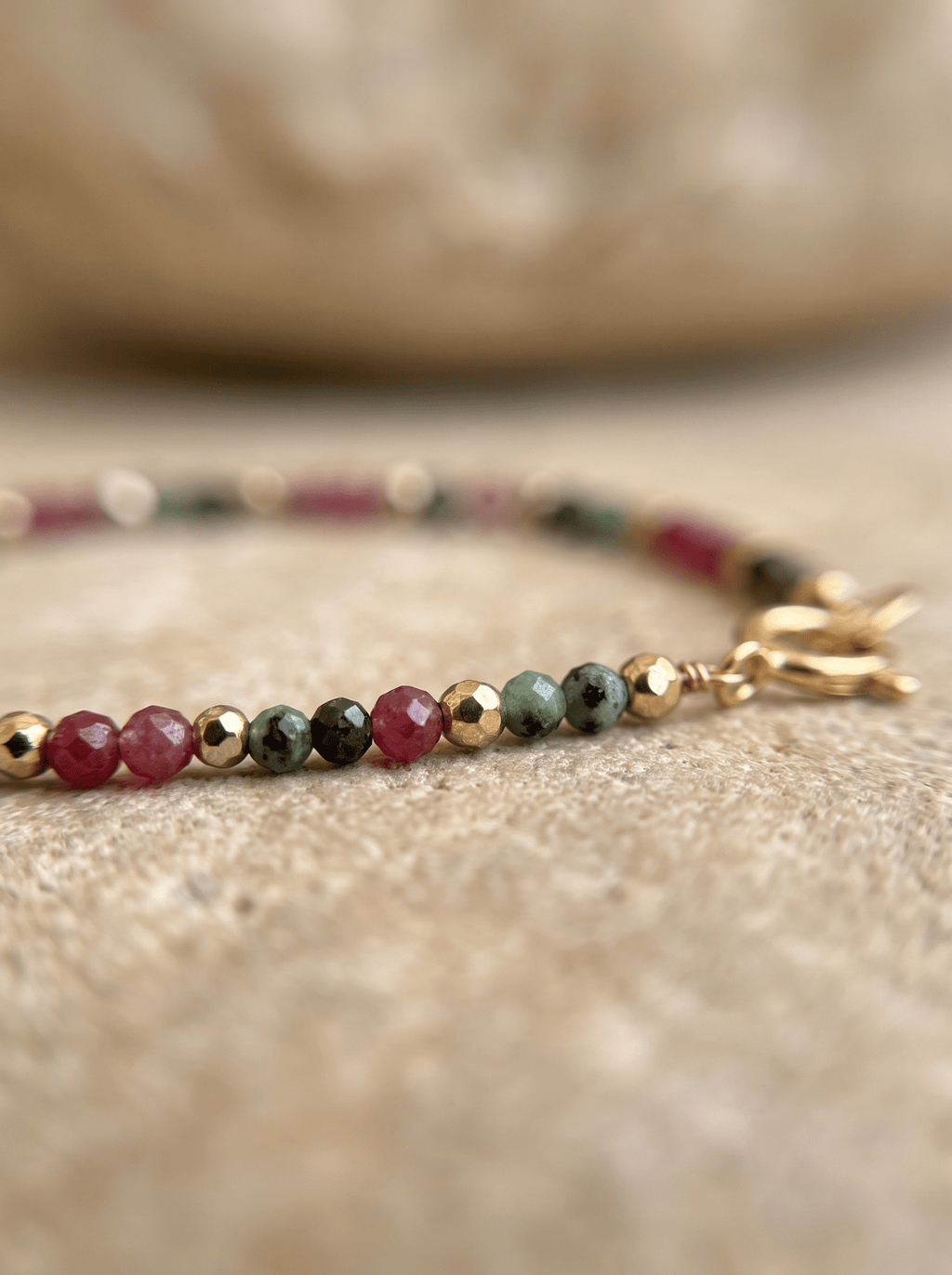 Bracelet Desire – Rubis & Rubis Zoisite - Joia Bijou