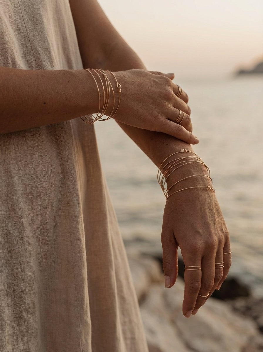 Bracelet Semainier Faith - Semaine - Argent 925 ou Gold Filled 14k - Joia Bijou