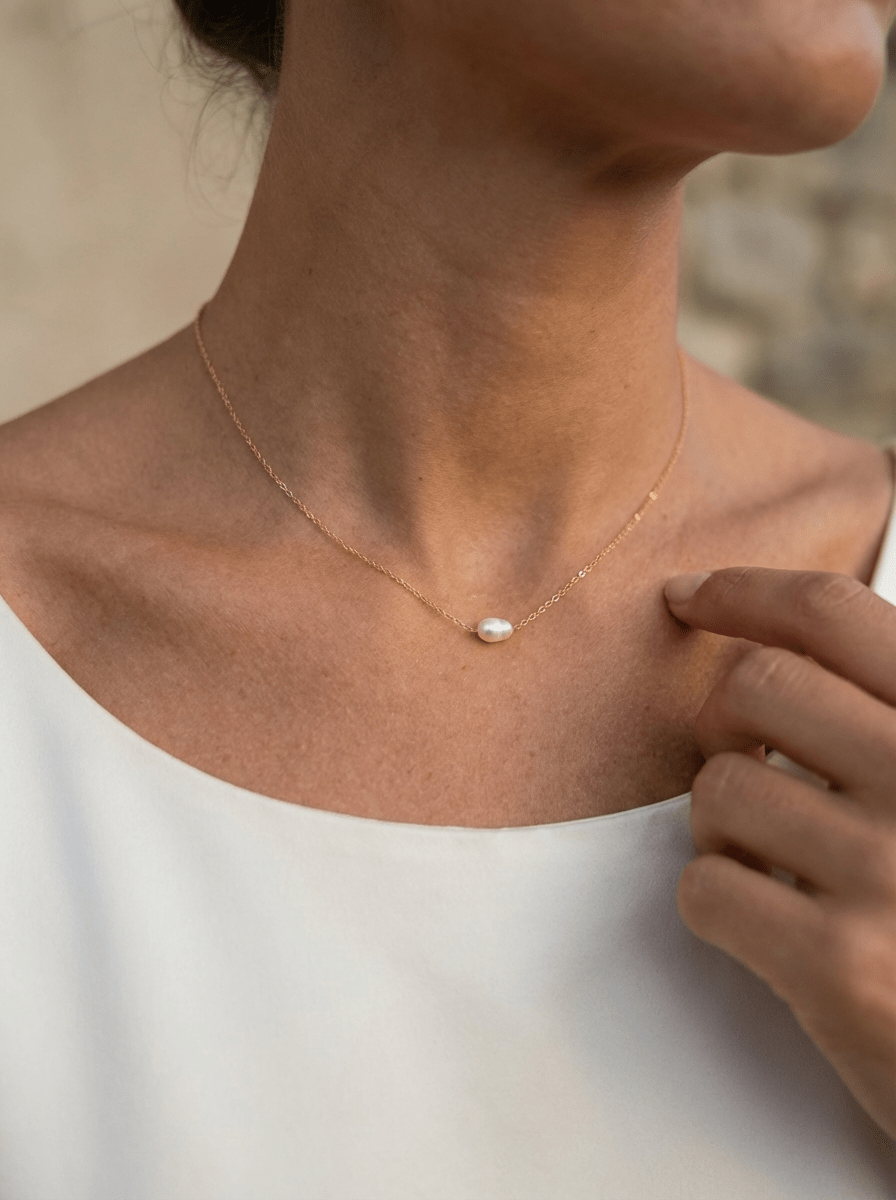 Collier Ma Perle - Gold Filled 14k et Perle de Culture - Joia Bijou