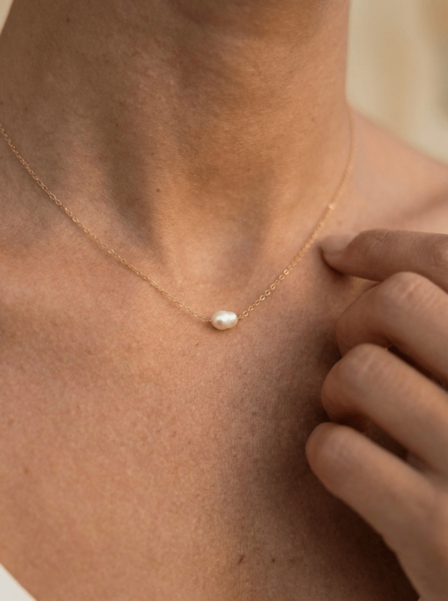 Collier Ma Perle - Gold Filled 14k et Perle de Culture - Joia Bijou