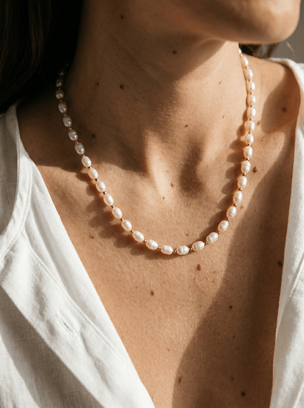 Collier Ondine - Gold Filled 14k et Perles de Culture - Joia Bijou