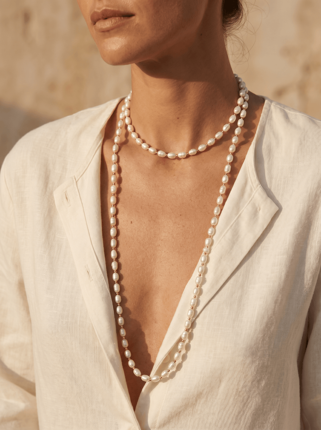 Collier Ondine - Gold Filled 14k et Perles de Culture - Joia Bijou