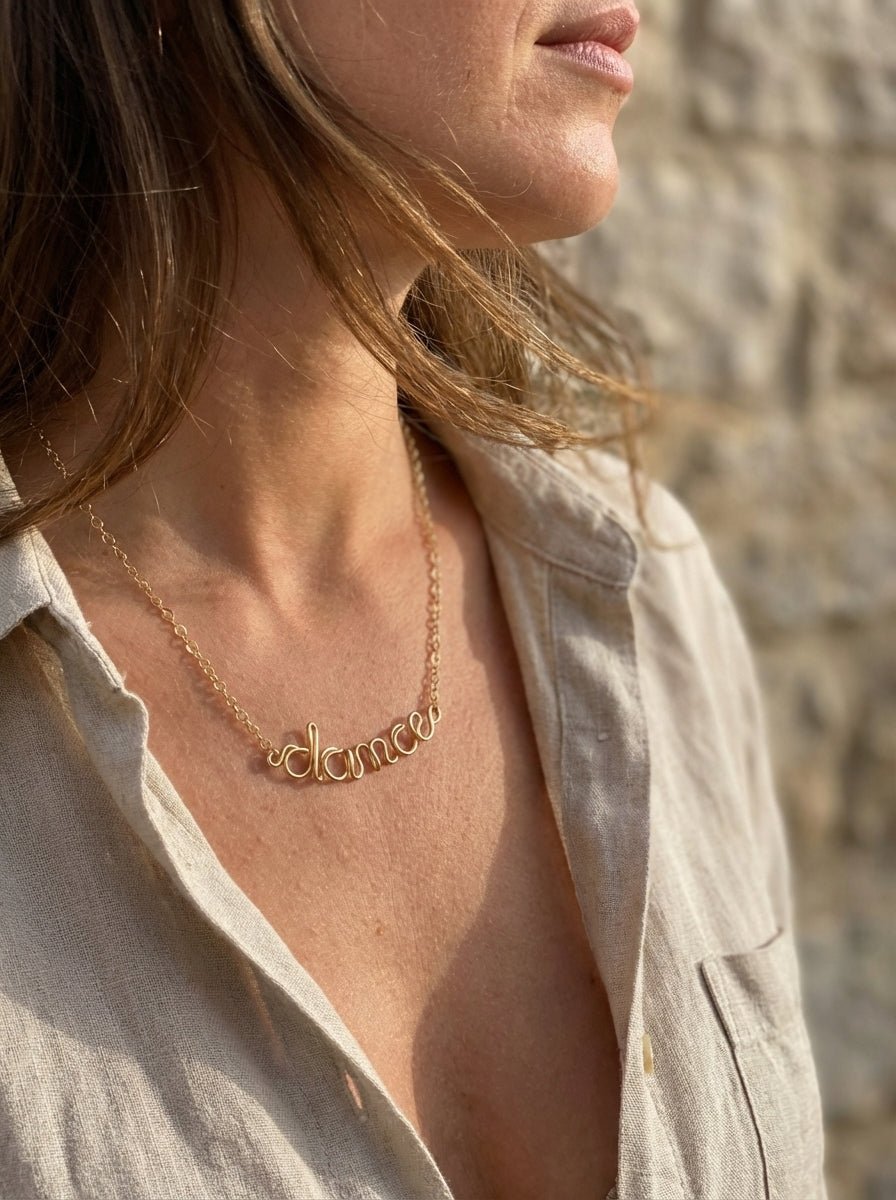 Collier Personnalisé Gold Filled 14k - Joia Bijou