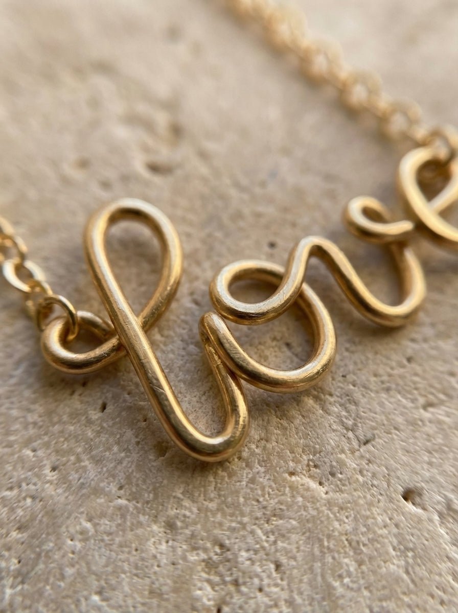 Collier Personnalisé Gold Filled 14k - Joia Bijou