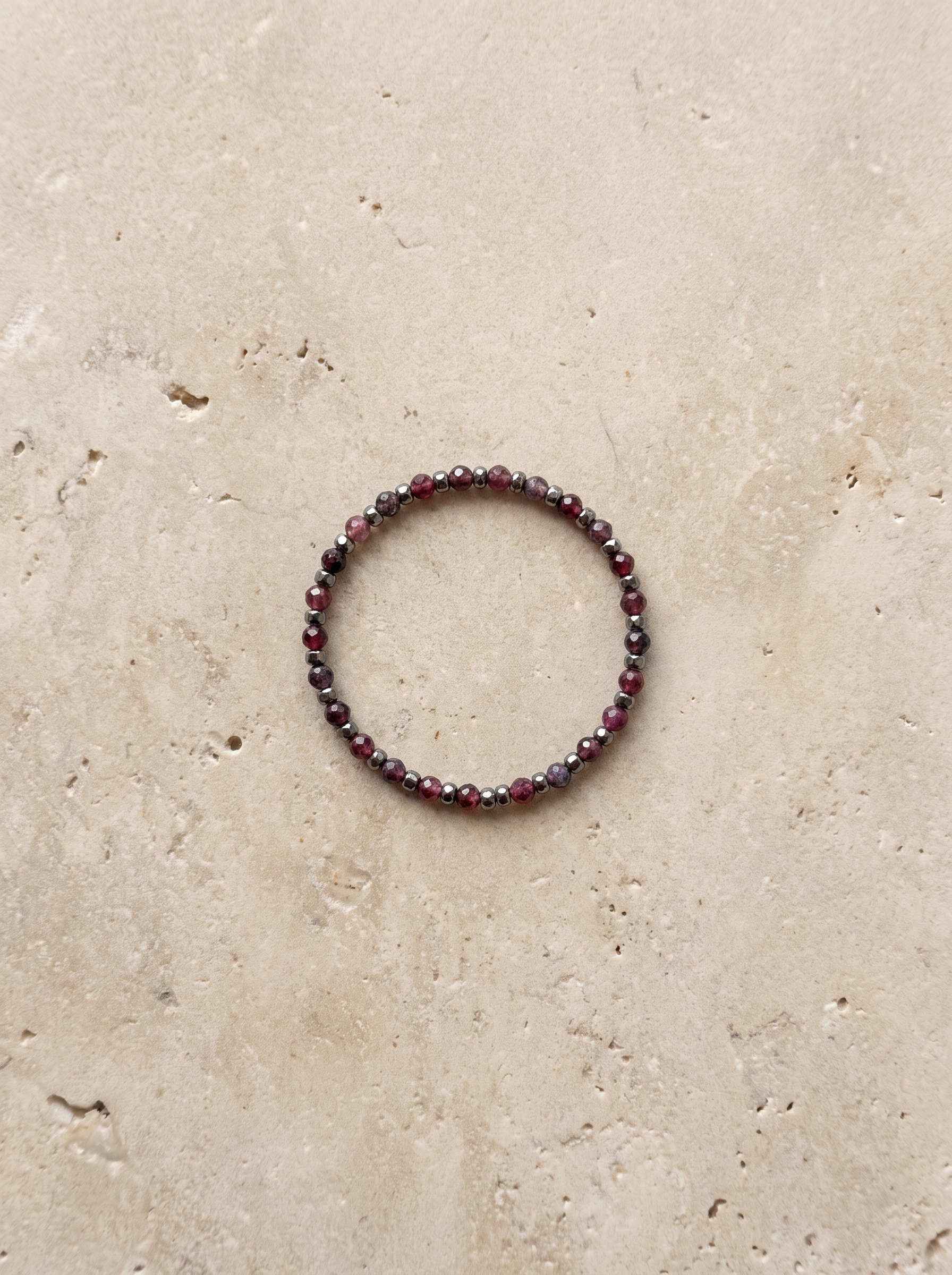 Bague Deep – Obsidienne & Jaspe Purple