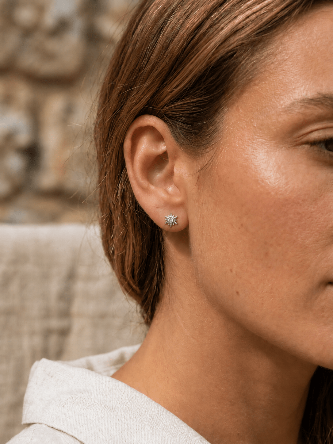 Puce Soleil Sun – Plaqué Or ou Argent 925 - Joia Bijou